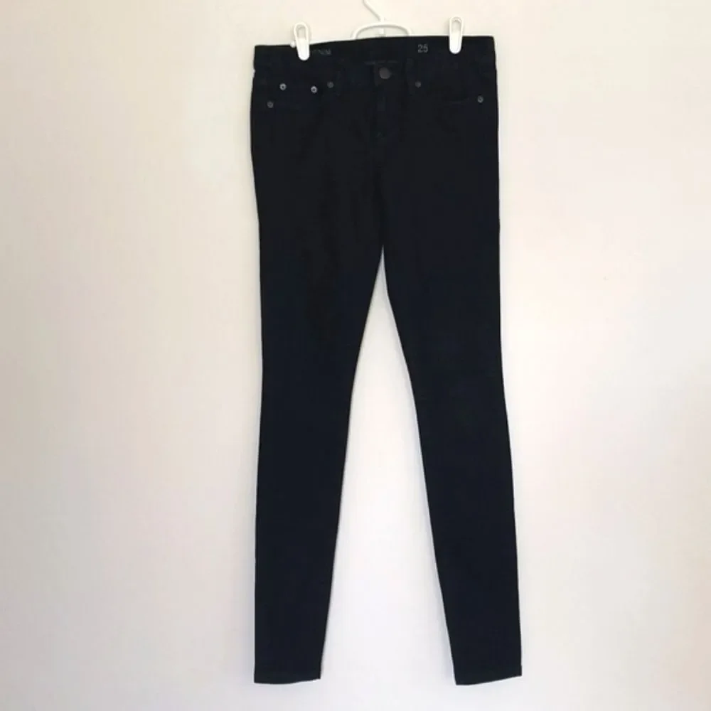 NWT J. Crew Leggy Denim Dark Indigo Wash Skinny Jeans Jeggings - Size 25